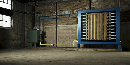 A high-pressure PU foam machine's temperature control unit