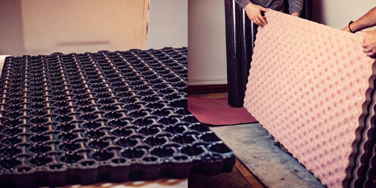 A microscopic view showing the fine and uniform cell structure of high-quality PU foam