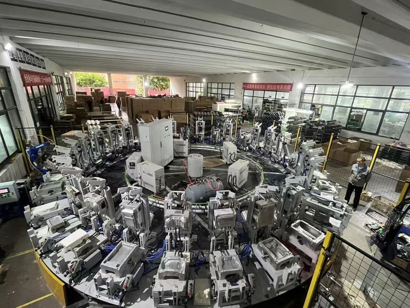 Customer headrest production disc line