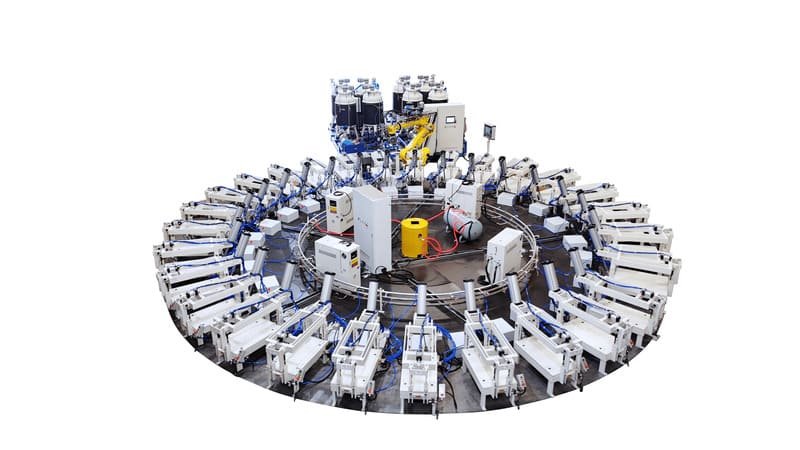 Polyurethane Headrest Production Disc Line