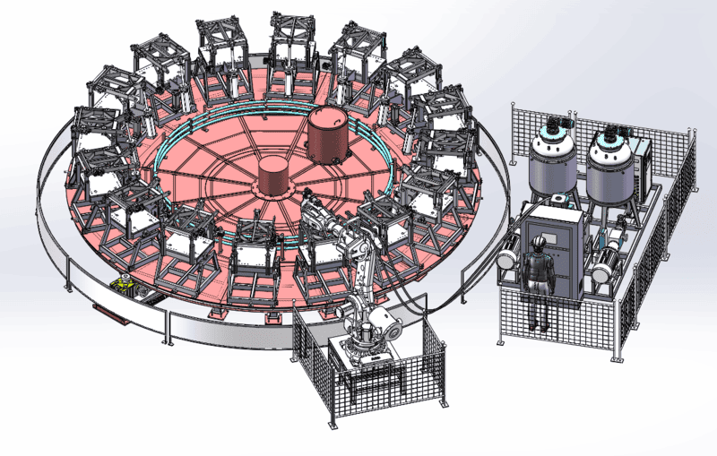 Polyurethane Headrest Production Disc Line