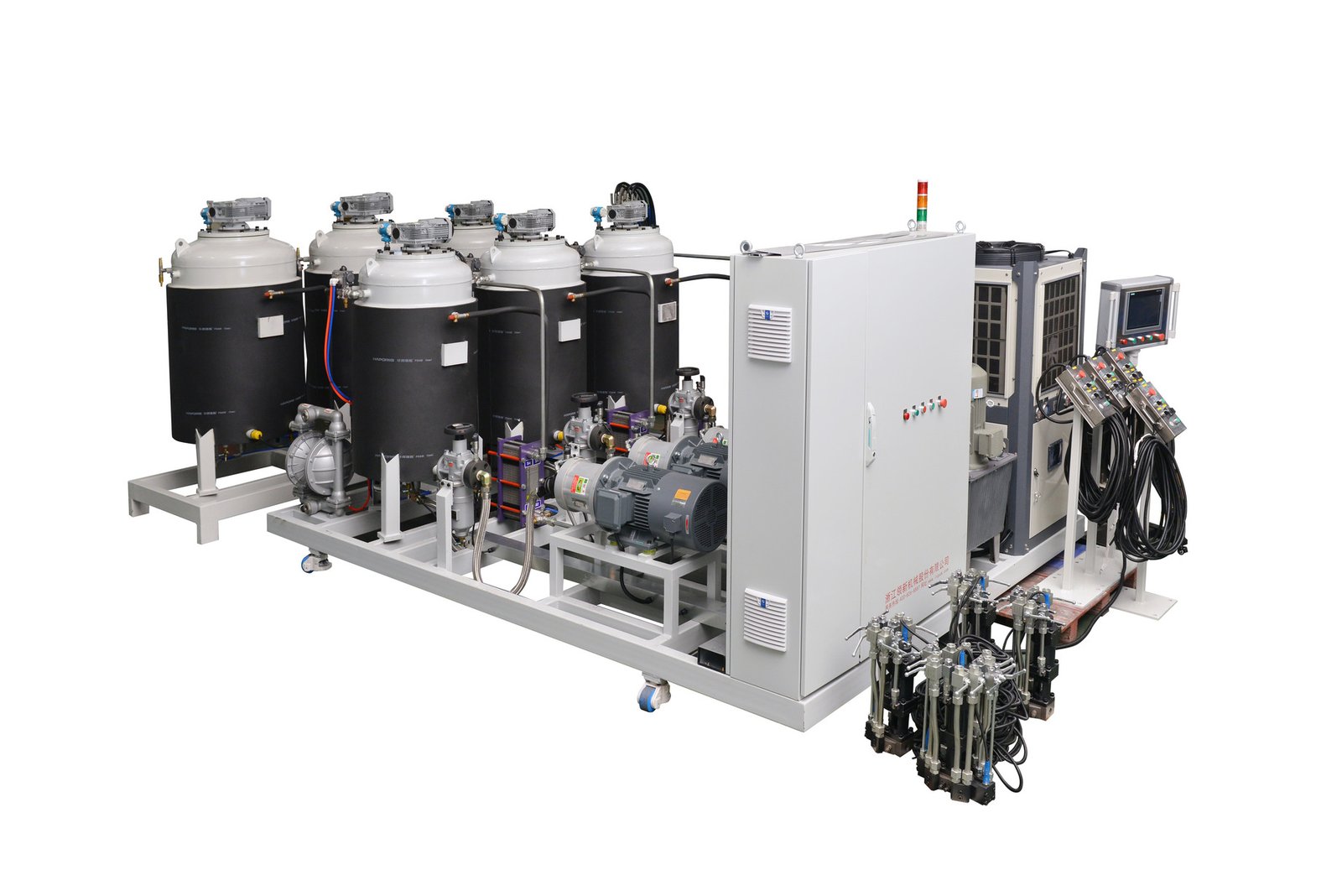 What Are the Main Components of a High Pressure Foaming Machine?