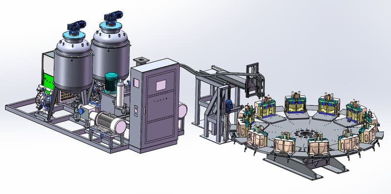 Polyurethane Headrest Production Disc Line