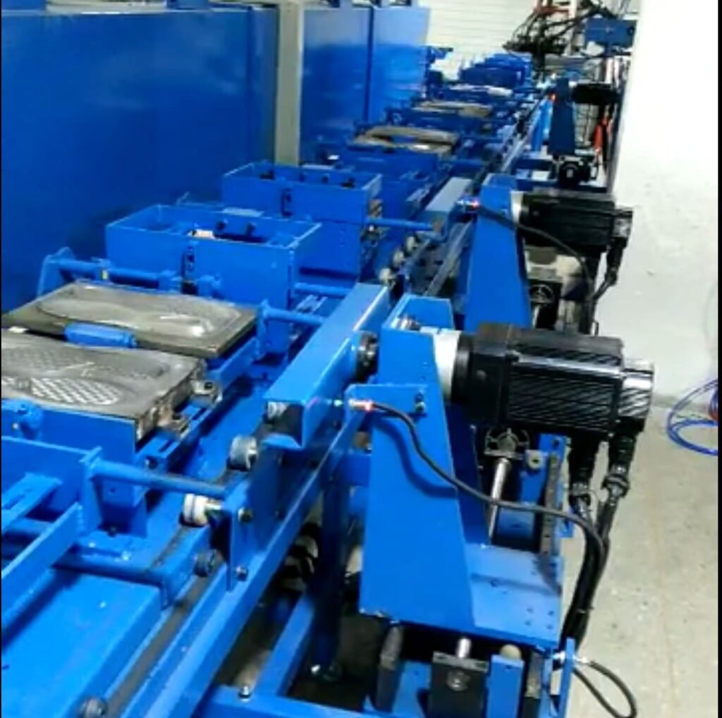PU Insole Production Line — Ground-Rail Circular System