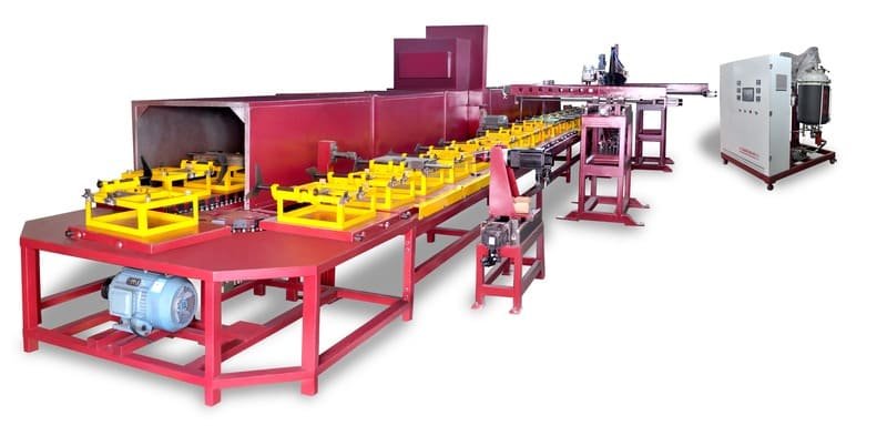 PU Insole Production Line — Ground-Rail Circular System