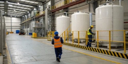 What are the hazards in the PU foam production industry?