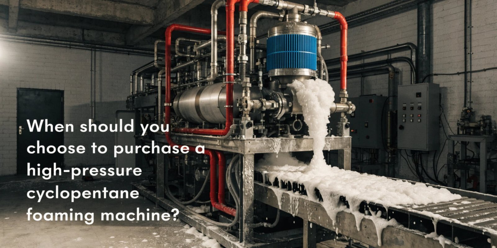 When should you choose to purchase a high-pressure cyclopentane foaming machine?