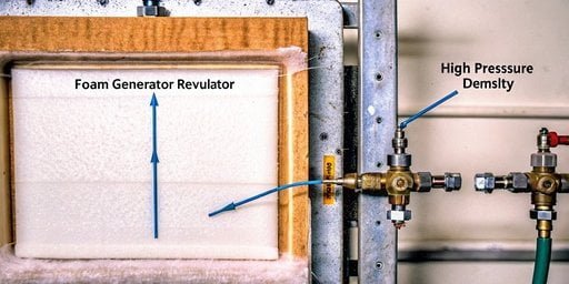 How Does a High Pressure Machine Control Foam Density?
